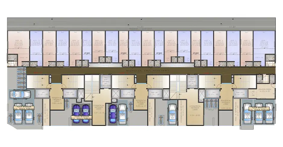 Kavya Park One Thane Floor Plans